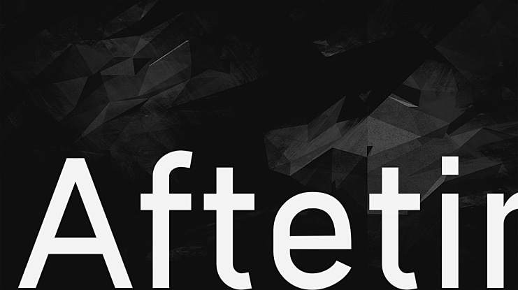 Aftetir Font Family