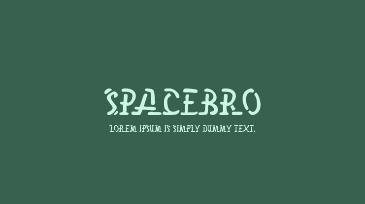 SpaceBro Font