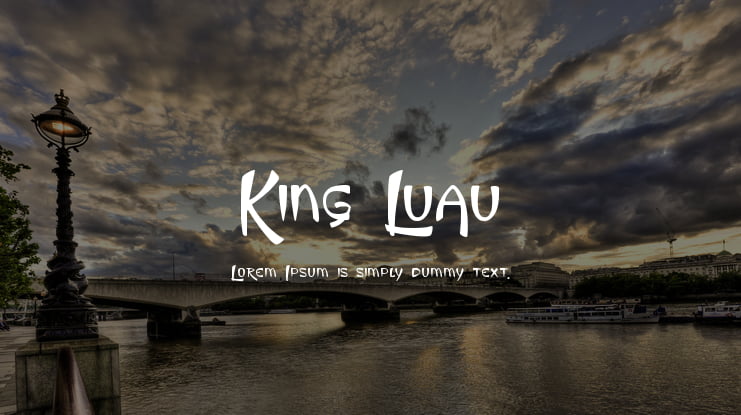King Luau Font