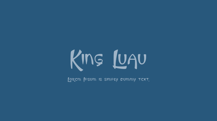 King Luau Font