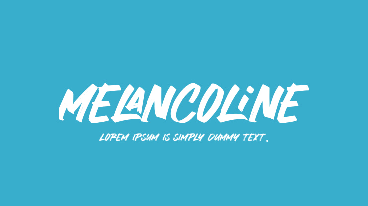Melancoline Font