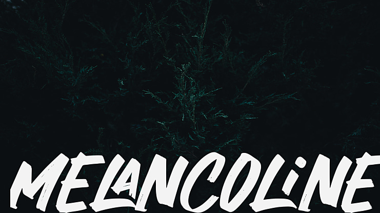 Melancoline Font