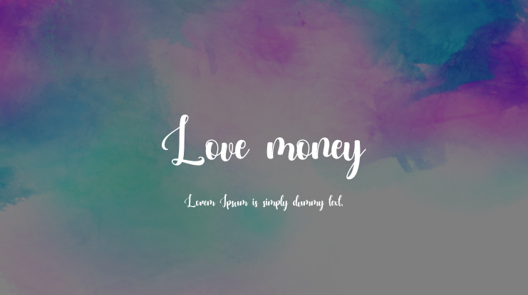 Love money Font