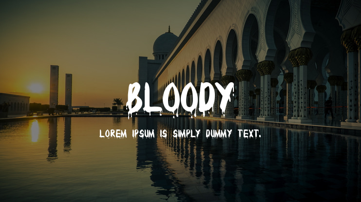 Bloody Font