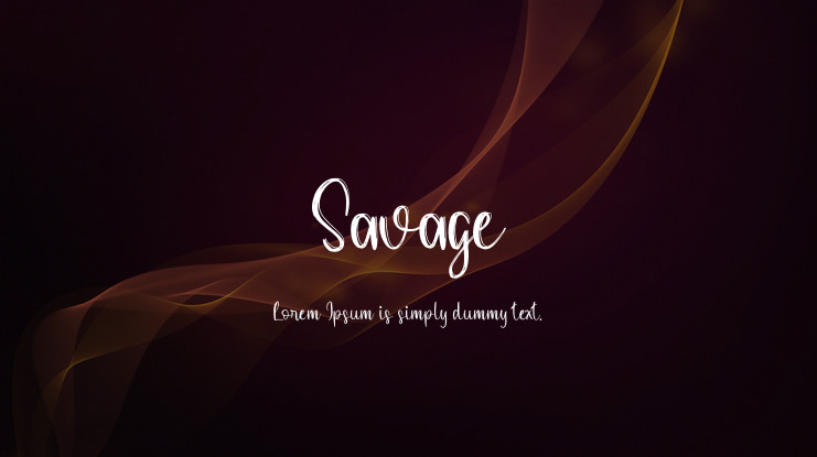 Savage Font