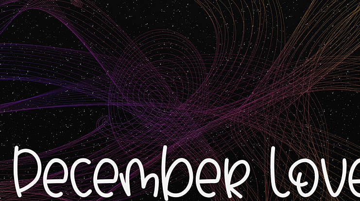 December Love Font