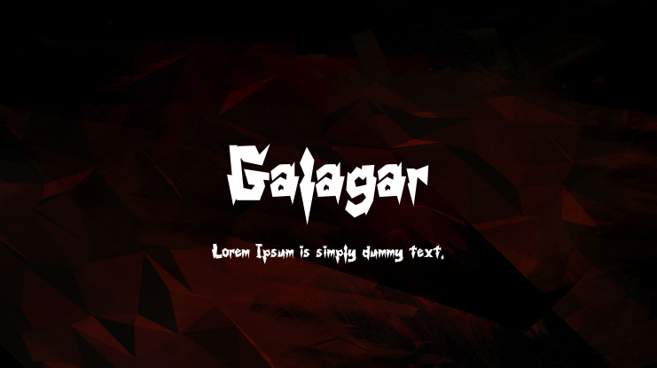 Galagar Font
