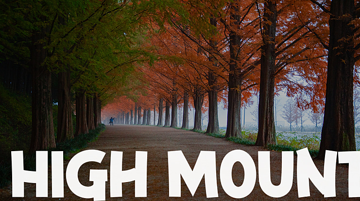 High Mount Font