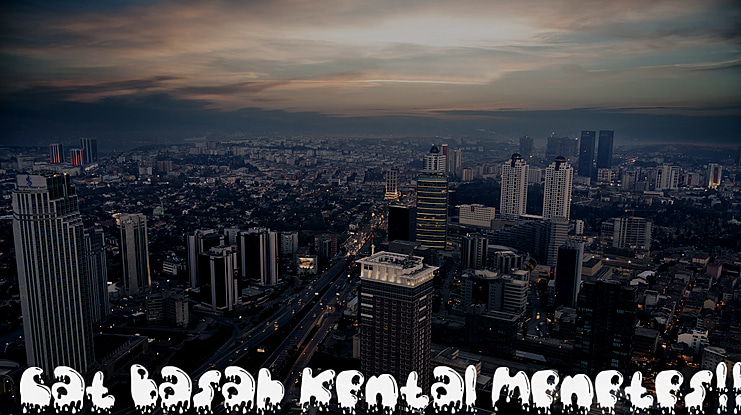 Cat Basah Kental!!! Font Family