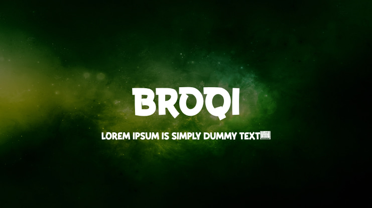 BROQI Font