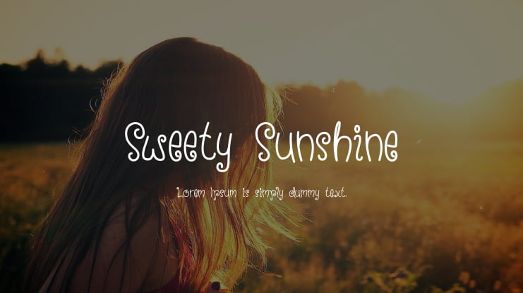 Sweety Sunshine Font