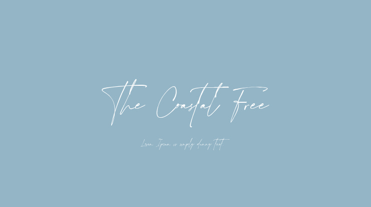 The Coastal Free Font