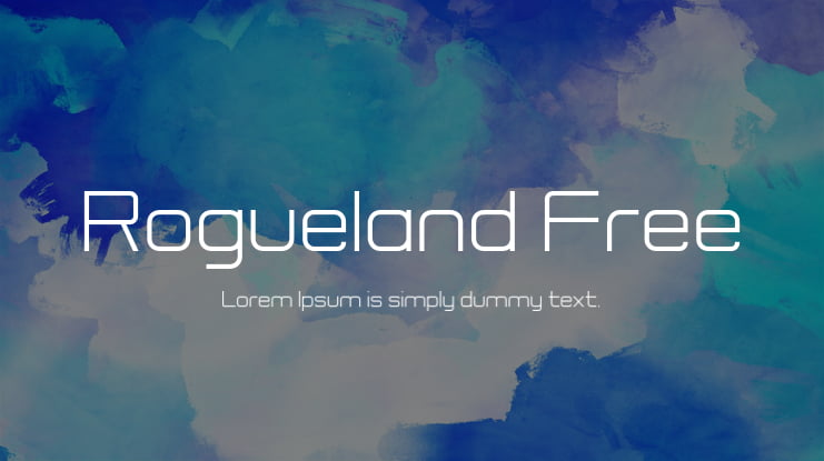 Rogueland Free Font