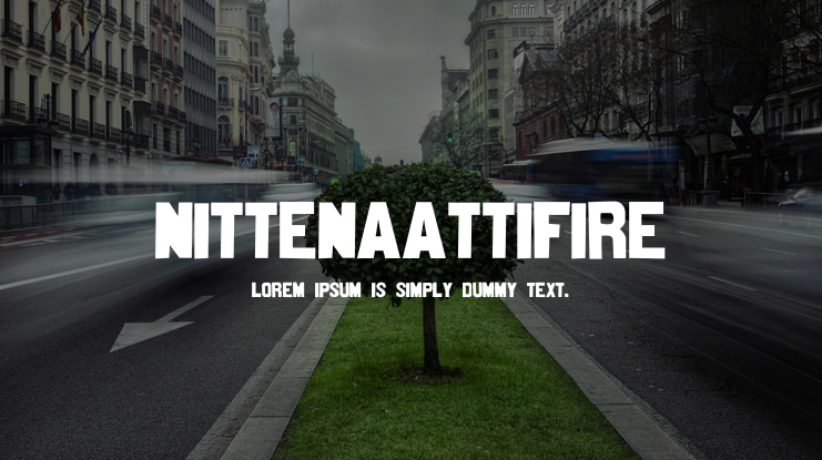 Nittenaattifire Font