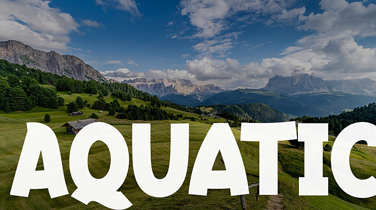 Aquatic Font