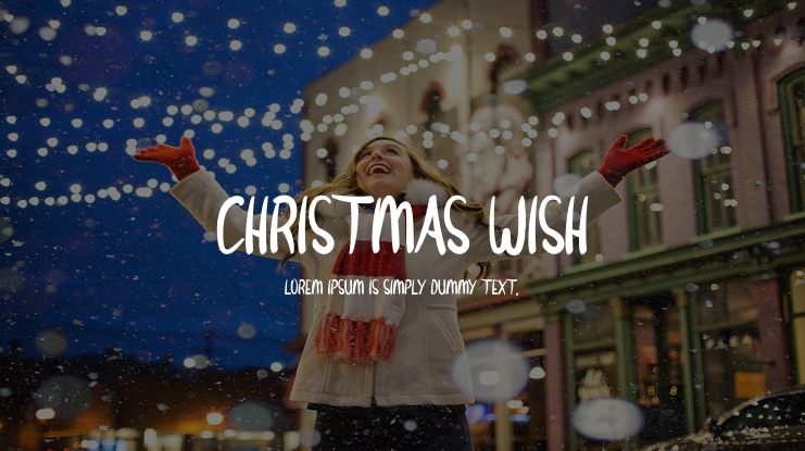 Christmas Wish Font