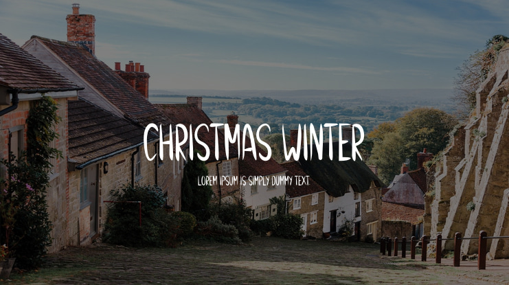 Christmas Winter Font