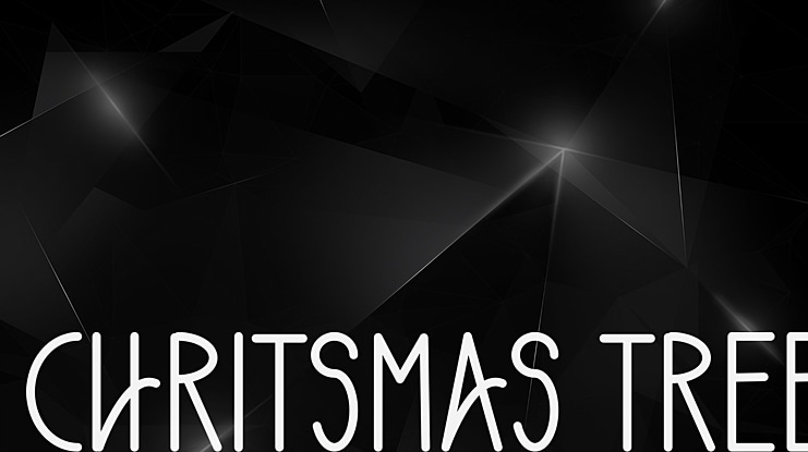 Chritsmas Tree Font
