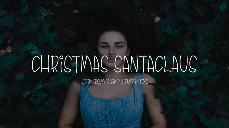 Christmas Santaclaus Font