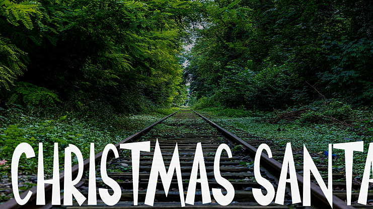 Christmas Santa Font