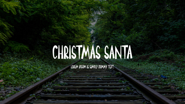 Christmas Santa Font