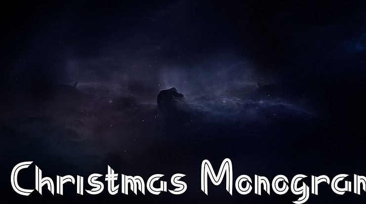 Christmas Monogram Font