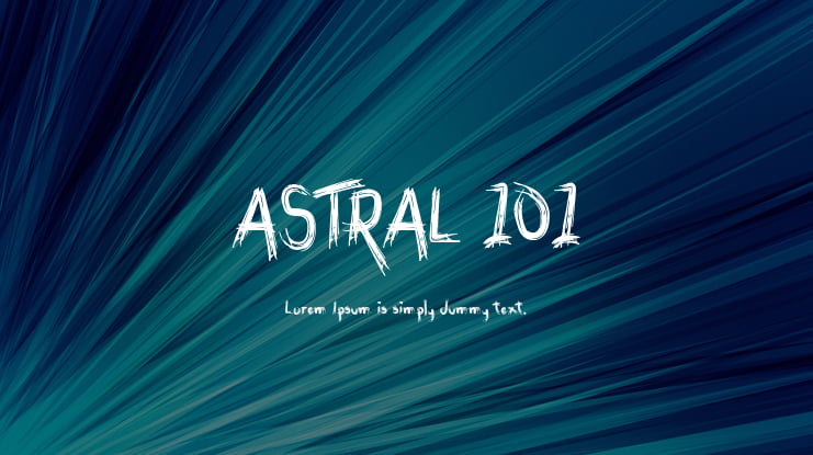 ASTRAL 101 Font