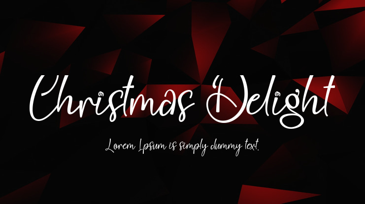 Christmas Delight Font