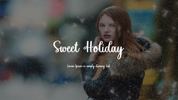 Sweet Holiday Font