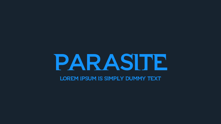 Parasite Font