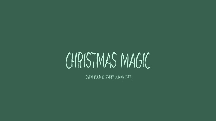 Christmas Magic Font