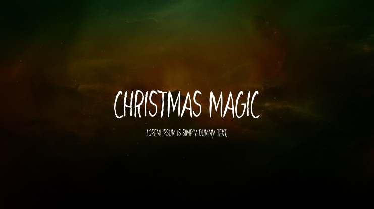 Christmas Magic Font