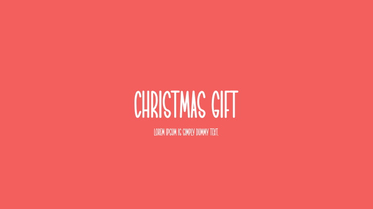 Christmas Gift Font