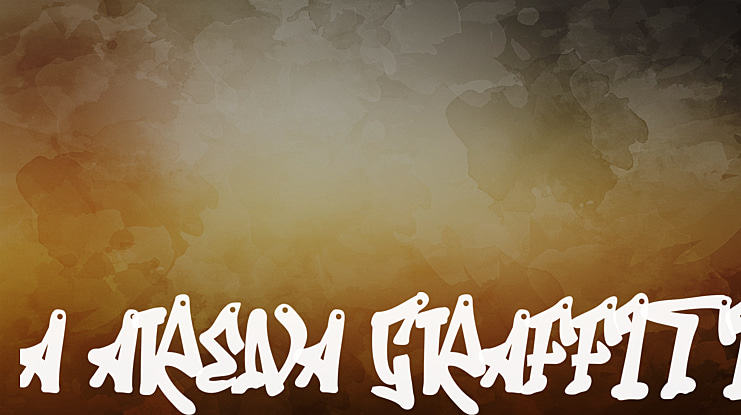 a Arena Graffiti Font