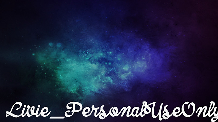 Livie_PersonalUseOnly Font