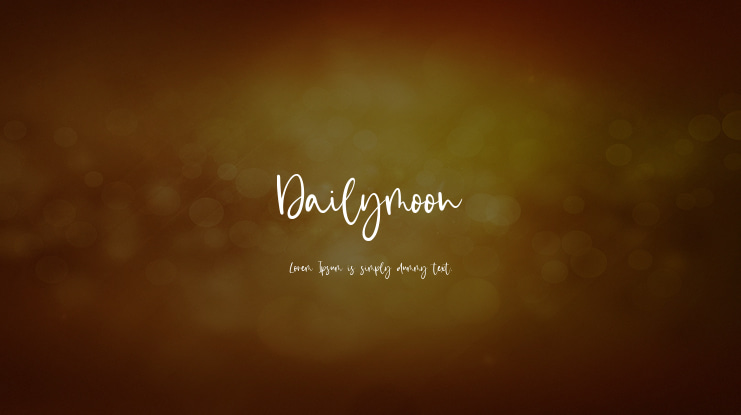 Dailymoon Font