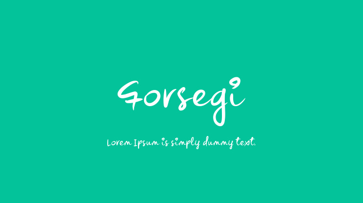 Forsegi Font Family