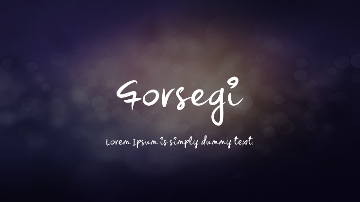 Forsegi Font Family