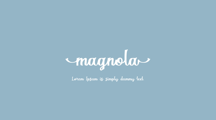 Magnola Font