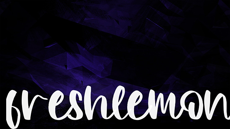 Freshlemon Font