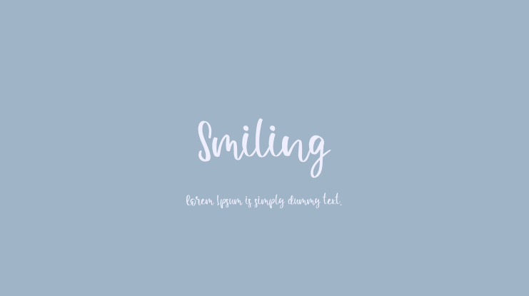 Smiling Font