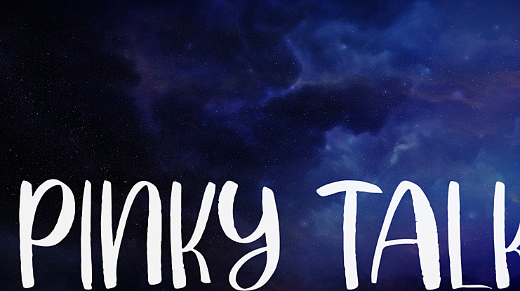 PINKY TALK Font