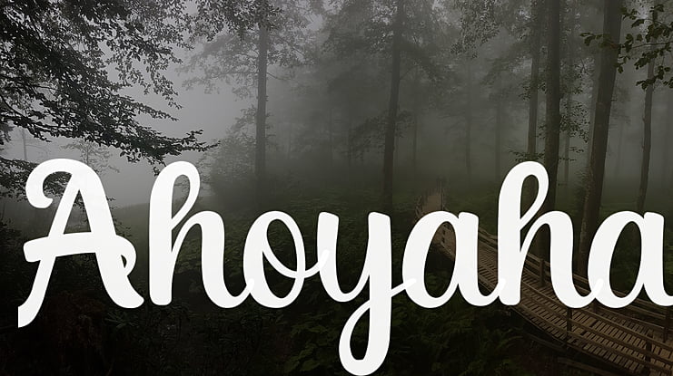 Ahoyaha Font