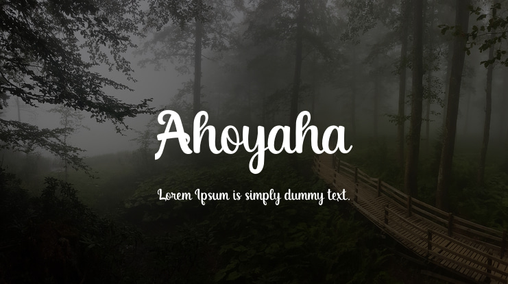 Ahoyaha Font