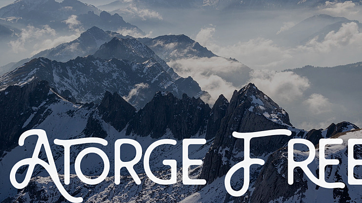 Atorge Free Font