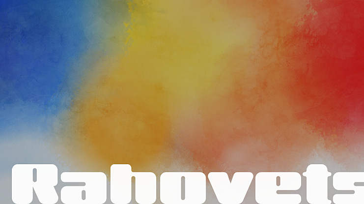 Rahovets Font