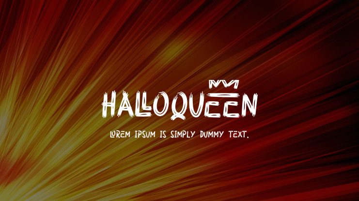 HALLOQUEEN Font