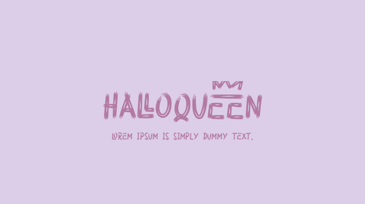 HALLOQUEEN Font