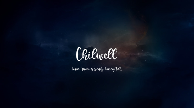 Chilwell Font