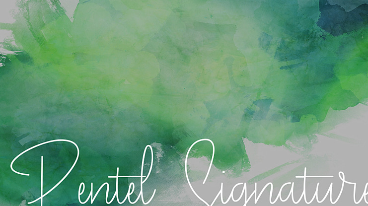 Pentel Signature Font
